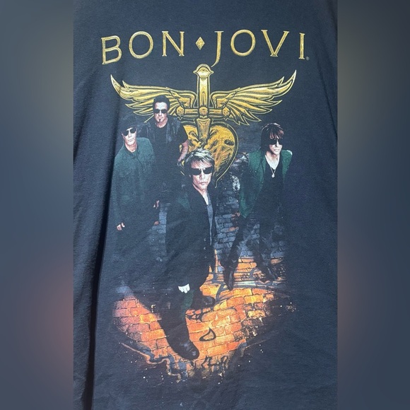 2011 Bon Jovi Live Tour Band Concert T-Shirt Men’s XL EUC - Picture 5 of 7